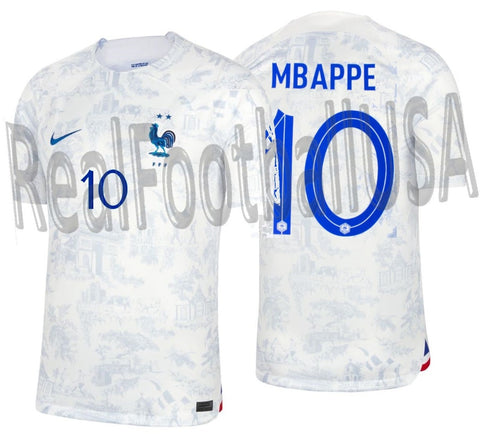 NIKE KYLIAN MBAPPE FRANCE AWAY JERSEY FIFA WORLD CUP 2022 1