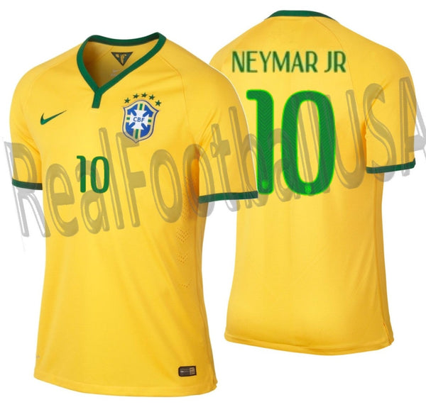 NIKE NEYMAR JR BRAZIL AUTHENTIC MATCH HOME JERSEY FIFA WORLD CUP