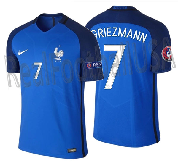Jersey Nike Euro 2016 NIKE ANTOINE GRIEZMANN FRANCE AUTHENTIC VAPOR MATCH  HOME JERSEY
