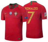 NIKE CRISTIANO RONALDO PORTUGAL VAPOR MATCH AUTHENTIC HOME JERSEY NATIONS LEAGUE 2019 1