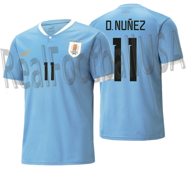 2022/23 Uruguay Away Jersey #11 Darwin Nunez Medium Puma World Cup NEW