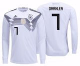 ADIDAS JULIAN DRAXLER GERMANY LONG SLEEVE HOME JERSEY FIFA WORLD CUP 2018