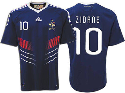 ADIDAS ZINEDINE ZIDANE FRANCE HOME JERSEY FIFA WORLD CUP 2010 –