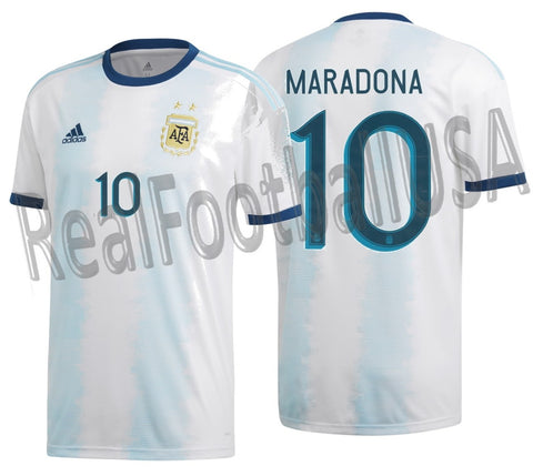 ADIDAS DIEGO ARMANDO MARADONA ARGENTINA HOME JERSEY 2019.