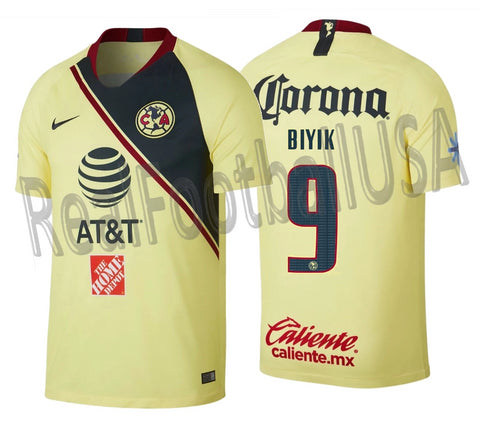 NIKE FRANCOIS OMAM BIYIK CLUB AMERICA HOME JERSEY 2018/19.
