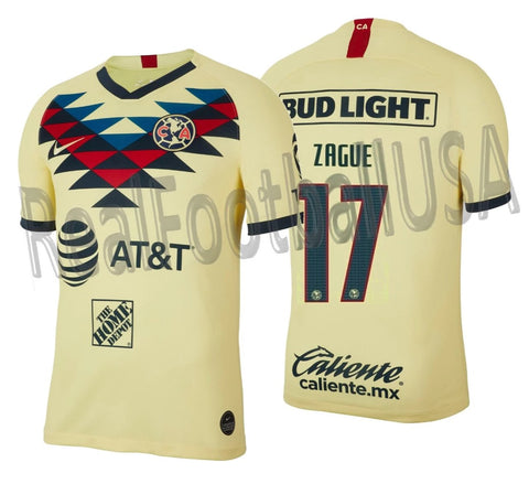 NIKE LUIS ROBERTO ALVES "ZAGUE" CLUB AMERICA HOME JERSEY 2019/20 1