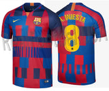 Nike Iniesta FC Barcelona Mashup Jersey 1999-2019 943025-456