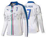 PUMA ALESSANDRO DEL PIERO ITALY LONG SLEEVE AWAY JERSEY 2015/16.