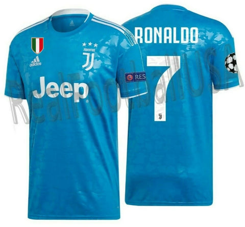 ADIDAS CRISTIANO RONALDO JUVENTUS UEFA CHAMPIONS LEAGUE THIRD JERSEY 2019/20