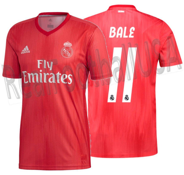 adidas Gareth Bale Real Madrid Home Jersey - Youth 2018-19