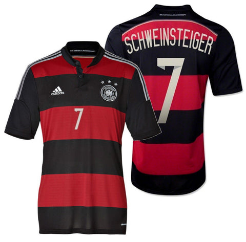 ADIDAS BASTIAN SCHWEINSTEIGER GERMANY YOUTH AWAY JERSEY FIFA WORLD CUP 2014
