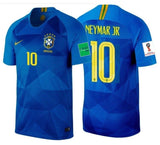 NIKE NEYMAR JR. BRAZIL AWAY JERSEY WORLD CUP 2018 FIFA PATCHES.