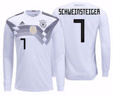 ADIDAS BASTIAN SCHWEINSTEIGER GERMANY LONG SLEEVE HOME JERSEY FIFA WORLD CUP 2018