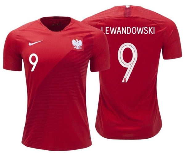 NIKE ROBERT LEWANDOWSKI POLAND AWAY JERSEY FIFA WORLD CUP 2018 –