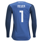 ADIDAS MANUEL NEUER GERMANY HOME GOALKEEPER JERSEY FIFA WORLD CUP 2018 PATCH 2
