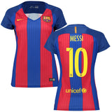 NIKE LIONEL MESSI FC BARCELONA WOMEN'S HOME JERSEY 2016/17