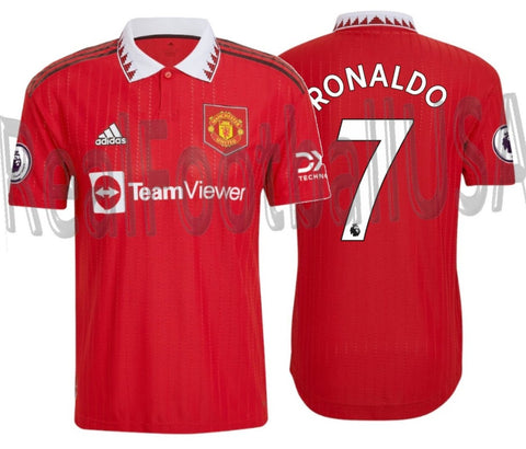 ADIDAS CRISTIANO RONALDO MANCHESTER UNITED AUTHENTIC MATCH HOME JERSEY 2022/23 1