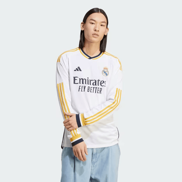 ADIDAS JUDE BELLINGHAM REAL MADRID UEFA CHAMPIONS LEAGUE LONG SLEEVE H ...
