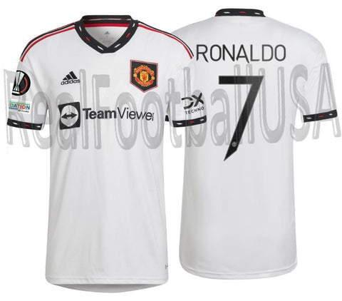 ADIDAS CRISTIANO RONALDO MANCHESTER UNITED UEFA EUROPA LEAGUE AWAY JERSEY 2022/23 1