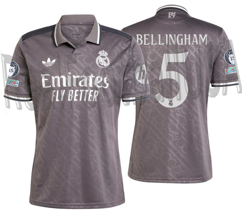 ADIDAS JUDE BELLINGHAM REAL MADRID UEFA CHAMPIONS LEAGUE THIRD JERSEY 2024/25 1