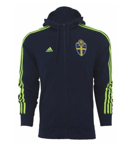 ADIDAS SWEDEN 3 STRIPES FULL ZIP HOODIE Navy 0