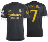 ADIDAS VINI JR REAL MADRID UEFA CHAMPIONS LEAGUE THIRD JERSEY 2023/24