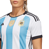 ADIDAS LIONEL MESSI ARGENTINA WOMEN'S HOME JERSEY WINNERS FIFA WORLD CUP 2022 4