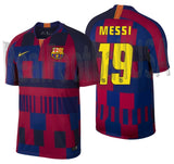 NIKE LIONEL MESSI 19 FC BARCELONA 20TH ANNIVERSARY MASHUP LEGENDS HOME JERSEY 1999 -2019 1