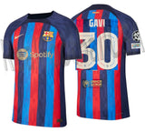 NIKE GAVI 30 FC BARCELONA UEFA CHAMPIONS LEAGUE ADV MATCH HOME JERSEY 2022/23 1