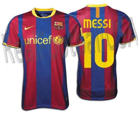 NIKE LIONEL MESSI FC BARCELONA AUTHENTIC MATCH HOME JERSEY 2010/11 1
