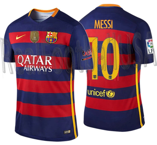 messi 2015 barcelona jersey