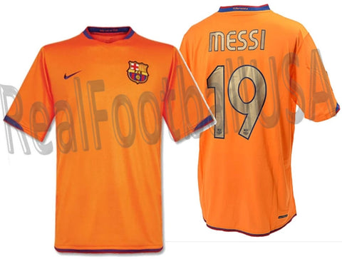 NIKE LIONEL MESSI FC BARCELONA AWAY JERSEY 2006/07 1