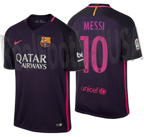 NIKE LIONEL MESSI FC BARCELONA AWAY JERSEY 2016/17 1