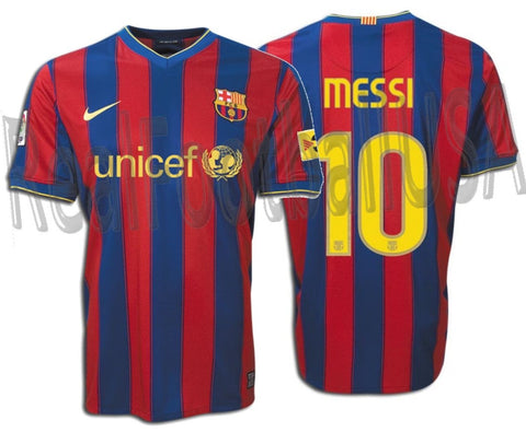 NIKE LIONEL MESSI FC BARCELONA HOME JERSEY 2009/10 1