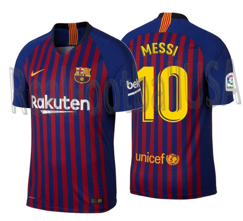 NIKE LIONEL MESSI FC BARCELONA AUTHENTIC VAPOR MATCH YOUTH HOME JERSEY 2018/19 1