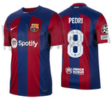 NIKE PEDRI FC BARCELONA UEFA CHAMPIONS LEAGUE HOME JERSEY 2023/24 1