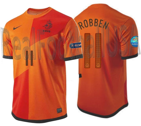 NIKE ARJEN ROBBEN NETHERLANDS HOME JERSEY EURO 2012 1