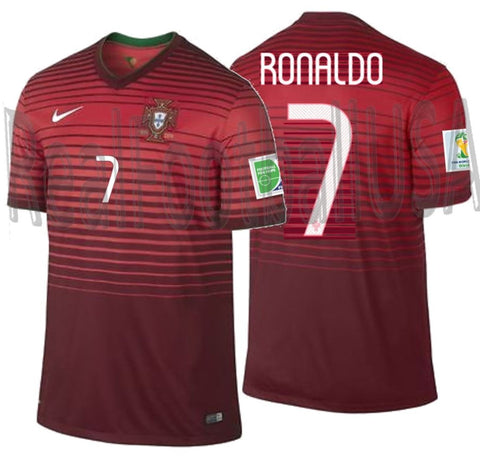 NIKE CRISTIANO RONALDO PORTUGAL HOME JERSEY FIFA WORLD CUP 2014 1