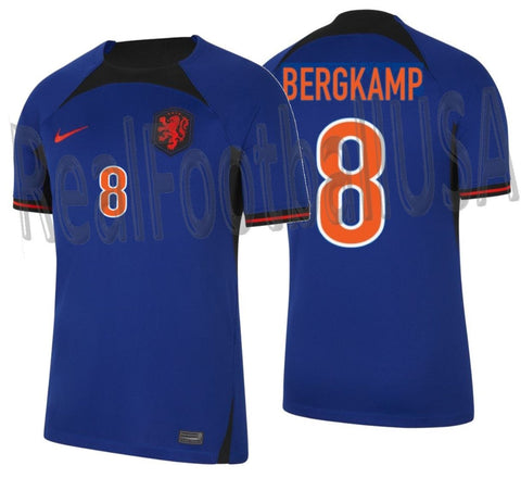 NIKE DENNIS BERGKAMP NETHERLANDS AWAY JERSEY FIFA WORLD CUP 2022 1