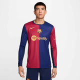 NIKE LIONEL MESSI FC BARCELONA LONG SLEEVE HOME JERSEY 2024/25 4