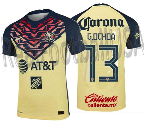 NIKE GUILLERMO OCHOA CLUB AMERICA ADV VAPOR MATCH HOME JERSEY 2021/22 1