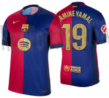 NIKE LAMINE YAMAL FC BARCELONA HOME JERSEY 2024/25 NEW SPONSOR 1