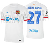 NIKE LAMINE YAMAL FC BARCELONA UEFA CHAMPIONS LEAGUE AWAY JERSEY 2023/24 1