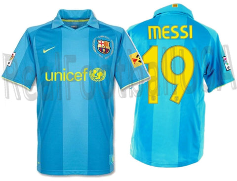 NIKE LIONEL MESSI FC BARCELONA AWAY JERSEY 2007/08 1