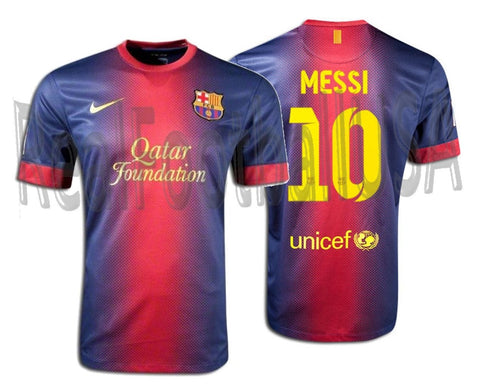 NIKE LIONEL MESSI FC BARCELONA YOUTH HOME JERSEY 2012/13