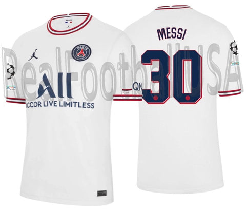 NIKE LIONEL MESSI PSG PARIS SAINT-GERMAIN ADV VAPOR MATCH UEFA CHAMPIONS LEAGUE FOURTH JERSEY 2022/23 1