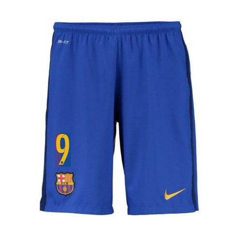 NIKE LUIS SUAREZ FC BARCELONA YOUTH AWAY SHORTS 2015/16 1