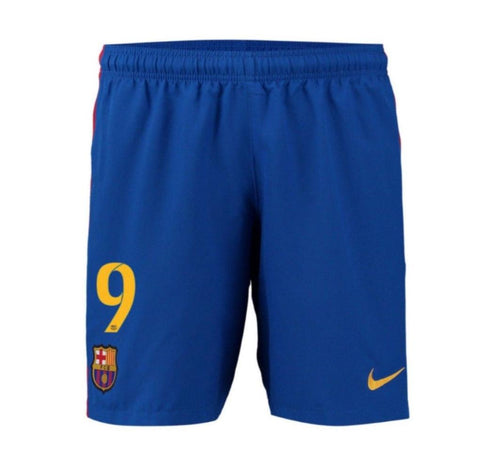 NIKE LUIS SUAREZ FC BARCELONA YOUTH HOME SHORTS 2016/17 1