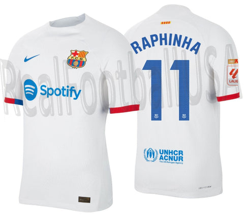 NIKE RAPHINHA FC BARCELONA ADV MATCH AWAY JERSEY 2023/24 1