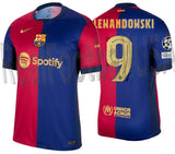 NIKE ROBERT LEWANDOWSKI FC BARCELONA UEFA CHAMPIONS LEAGUE HOME JERSEY 2024/25 1